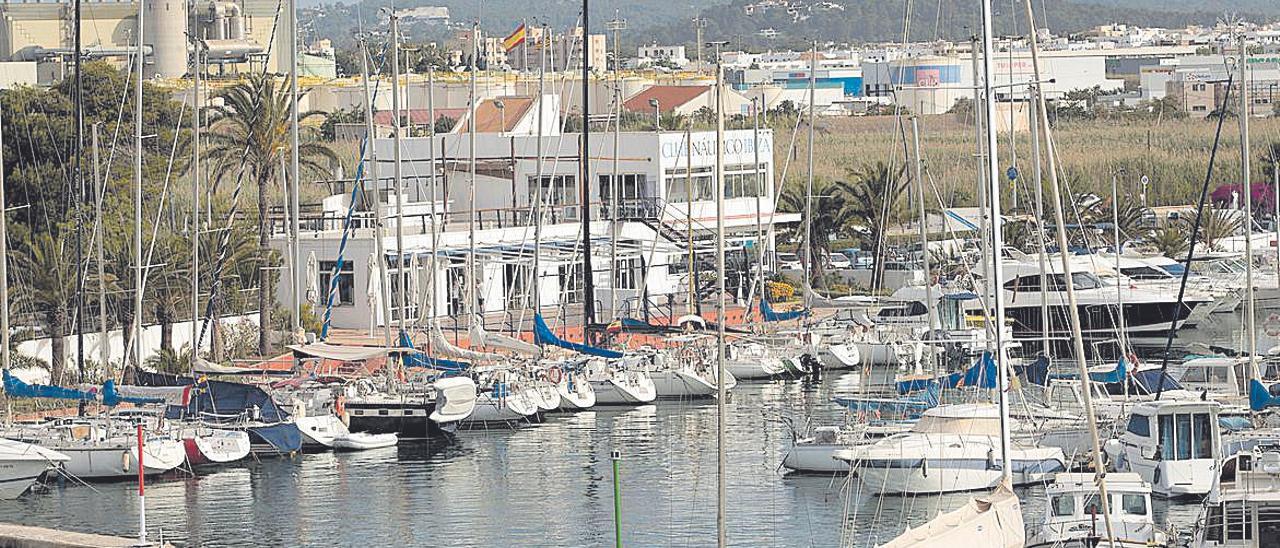 Vista del Club Náutico de Ibiza.