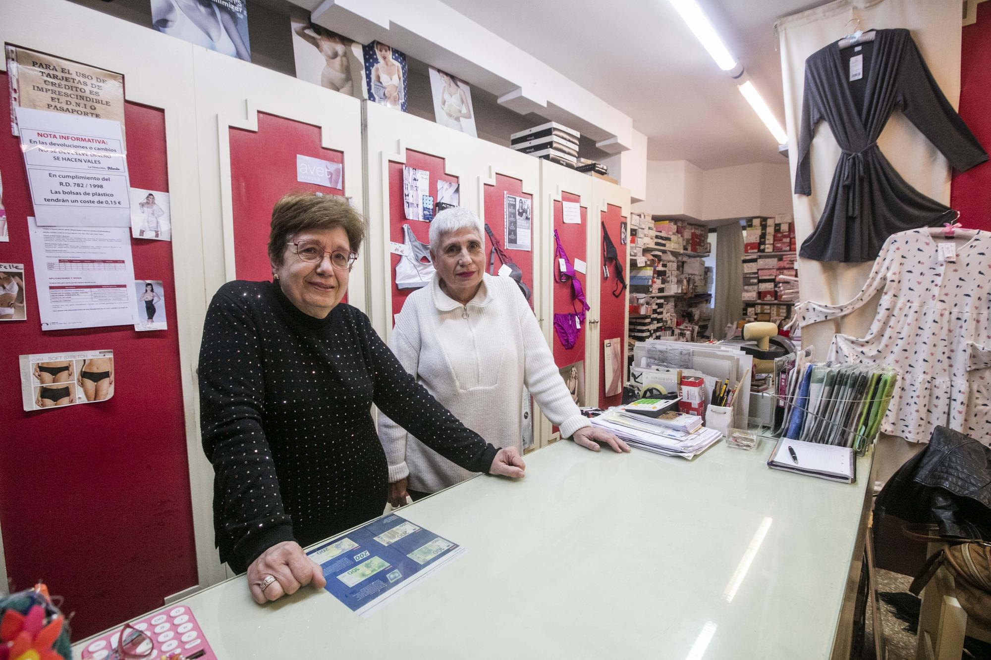 Galería de imágenes del cierre de la corsetería 'Pilende'