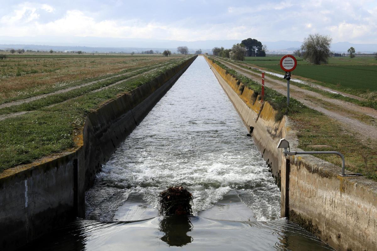 El canal d'Urgell, en una imatge d'arxiu