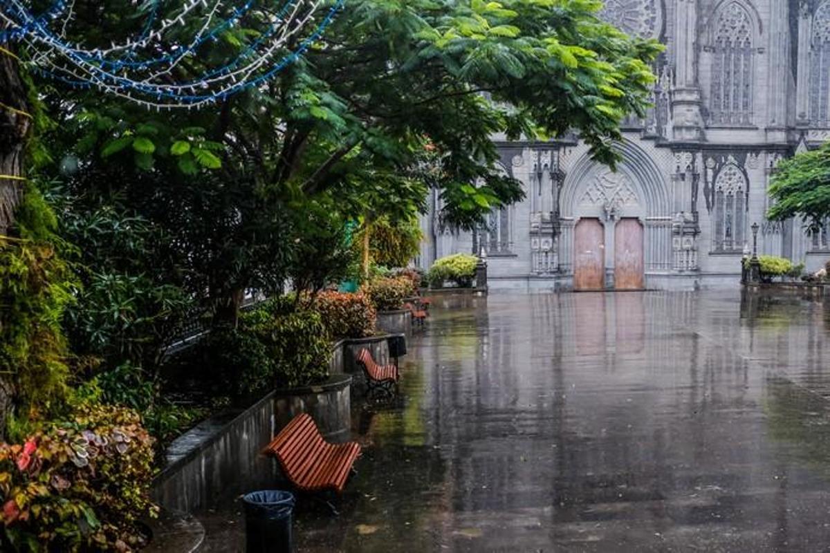 17-11-18. ARUCAS. LLUVIA ARUCAS.  FOTO: JOSÉ ...