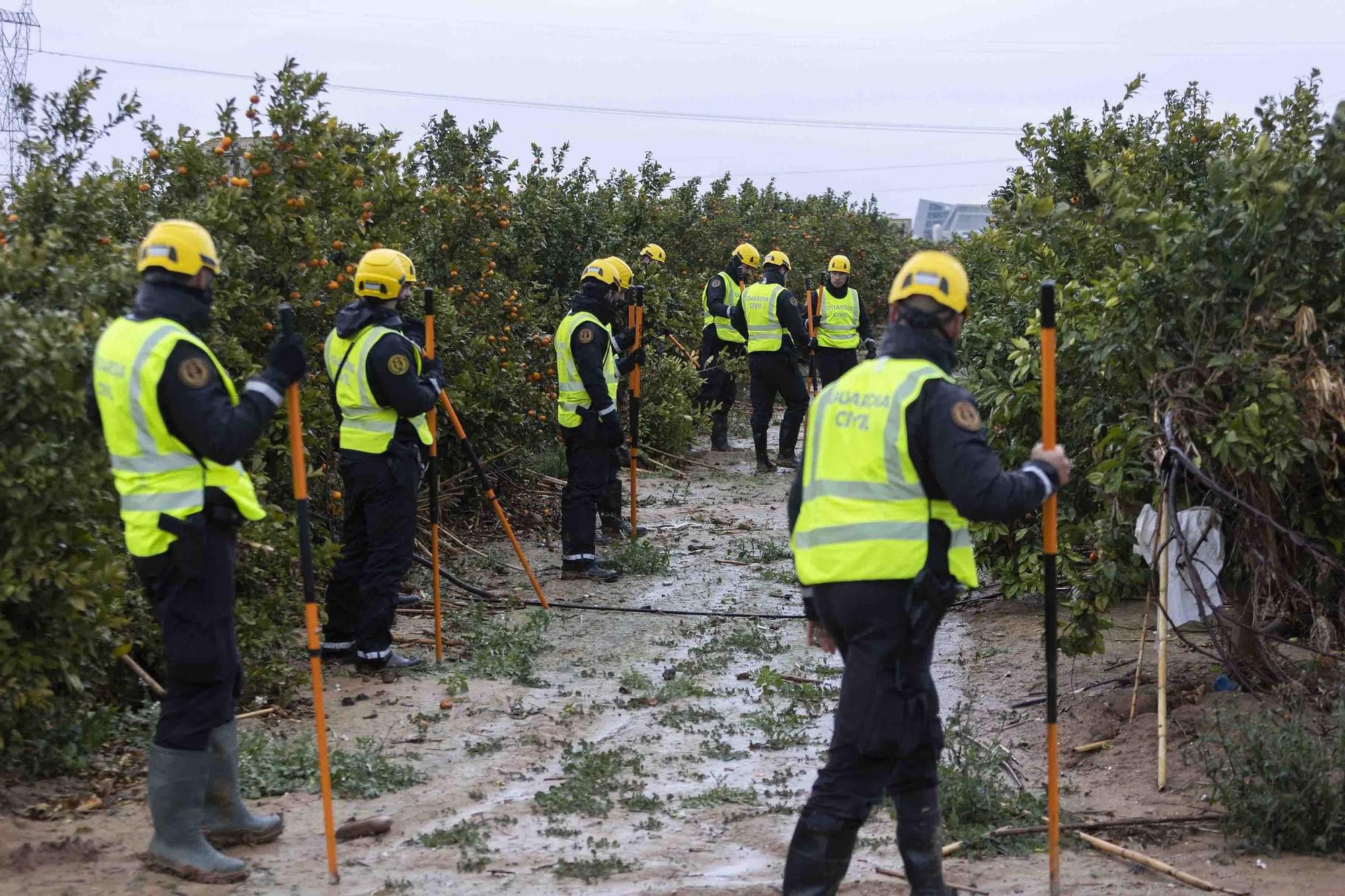 La UME continua la busqueda de desaparecidos