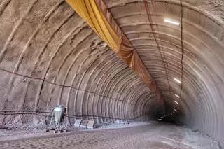 El túnel de Erjos contará con cuatro carriles de entrada y salida
