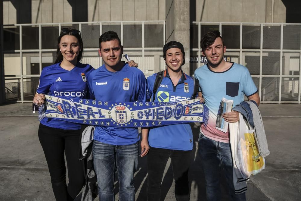 La afición azul no falta a su cita en el Tartiere