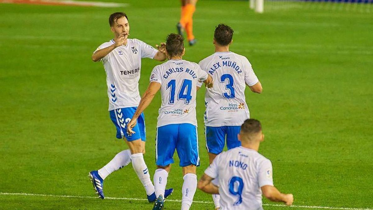 Jugadores del CD Tenerife.