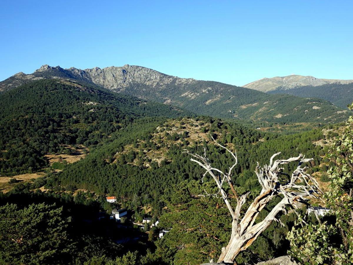 Este pueblo está en el Parque Nacional de la Sierra de Guadarrama.