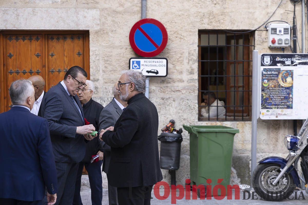 Corporación, Cofradía y Bandos realizan la 'Pedimenta' en Caravaca
