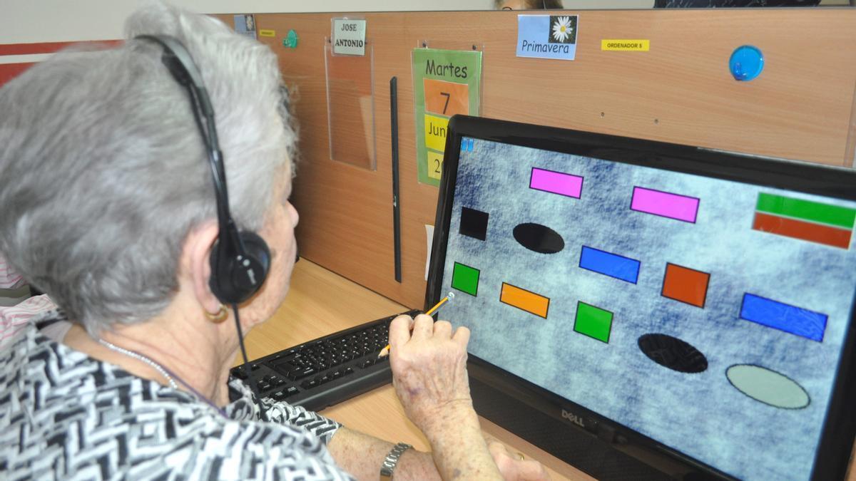 Participante en uno de los talleres de Afaga.