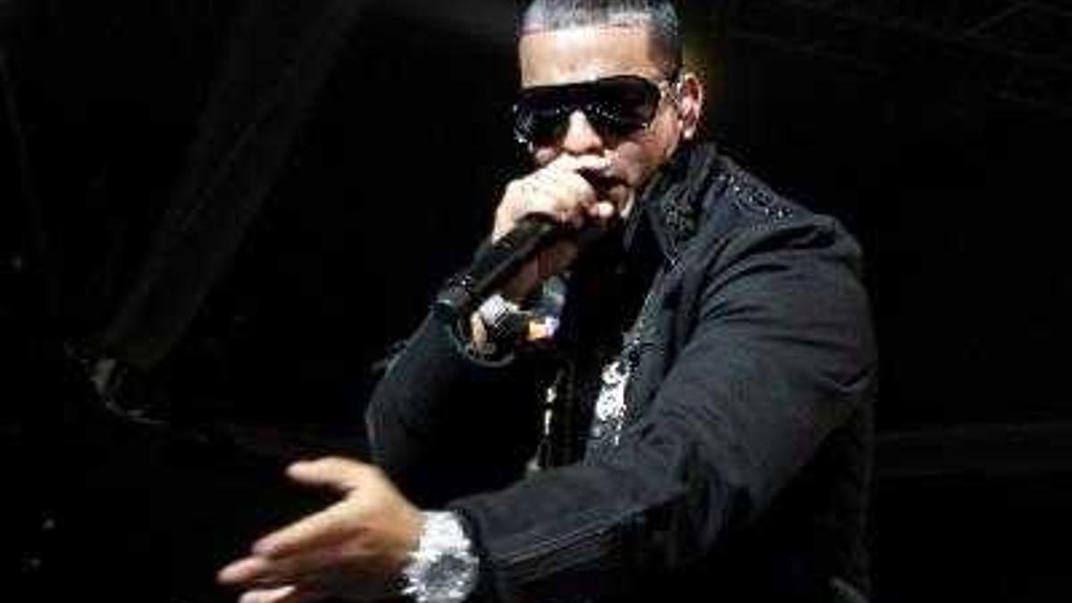 El cantante de reggaeton Daddy Yankee durante un concierto