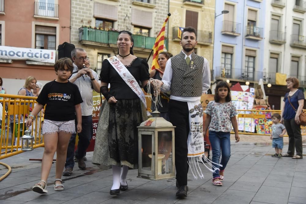 Una Flama del Canigó reivindicativa encén la fogue