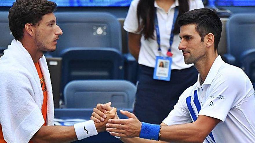 Pablo Carreño: &quot;Lo de Djokovic fue mala suerte, pero las reglas son las reglas&quot;