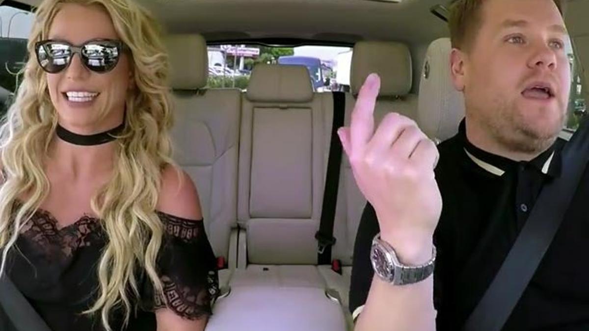 Britney Spears y James Corden, ¿quién se lo pasó mejor en el Carpool Karaoke?