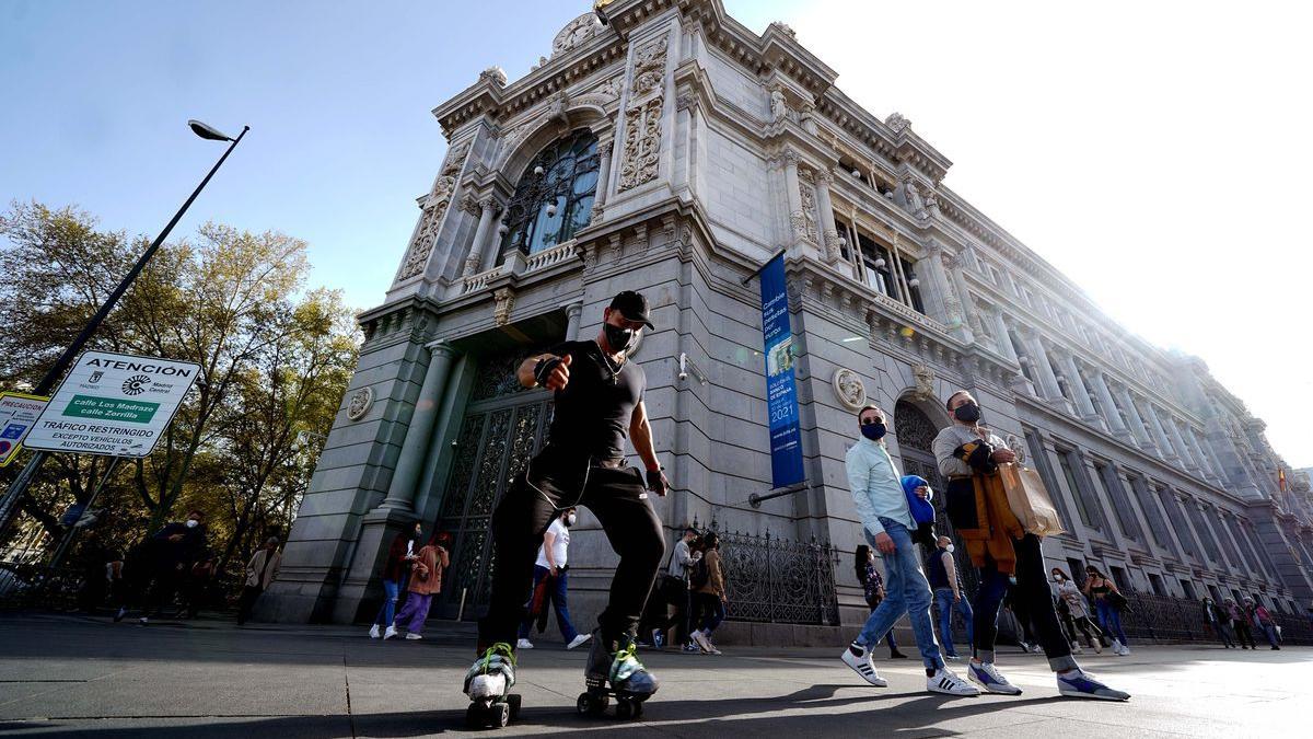 La sede del Banco España en el centro de Madrid.