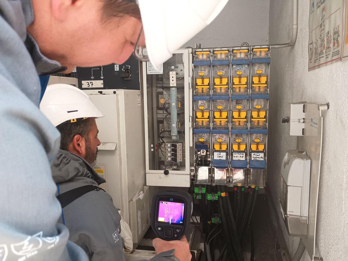 Revisión termográfica de un centro de transformación