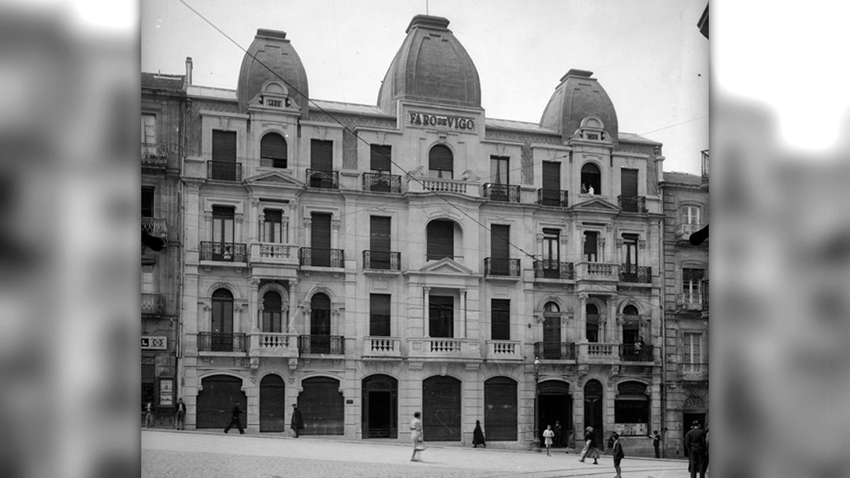 Antiga sede de FARO DE VIGO na rúa Colón