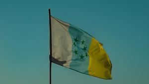La bandera de Canarias, en una imagen de archivo.
