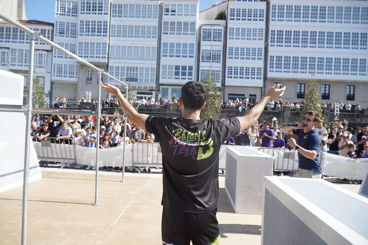 Finales de Freestyle de parkour de GRAVITEO A Coruña Xacobeo