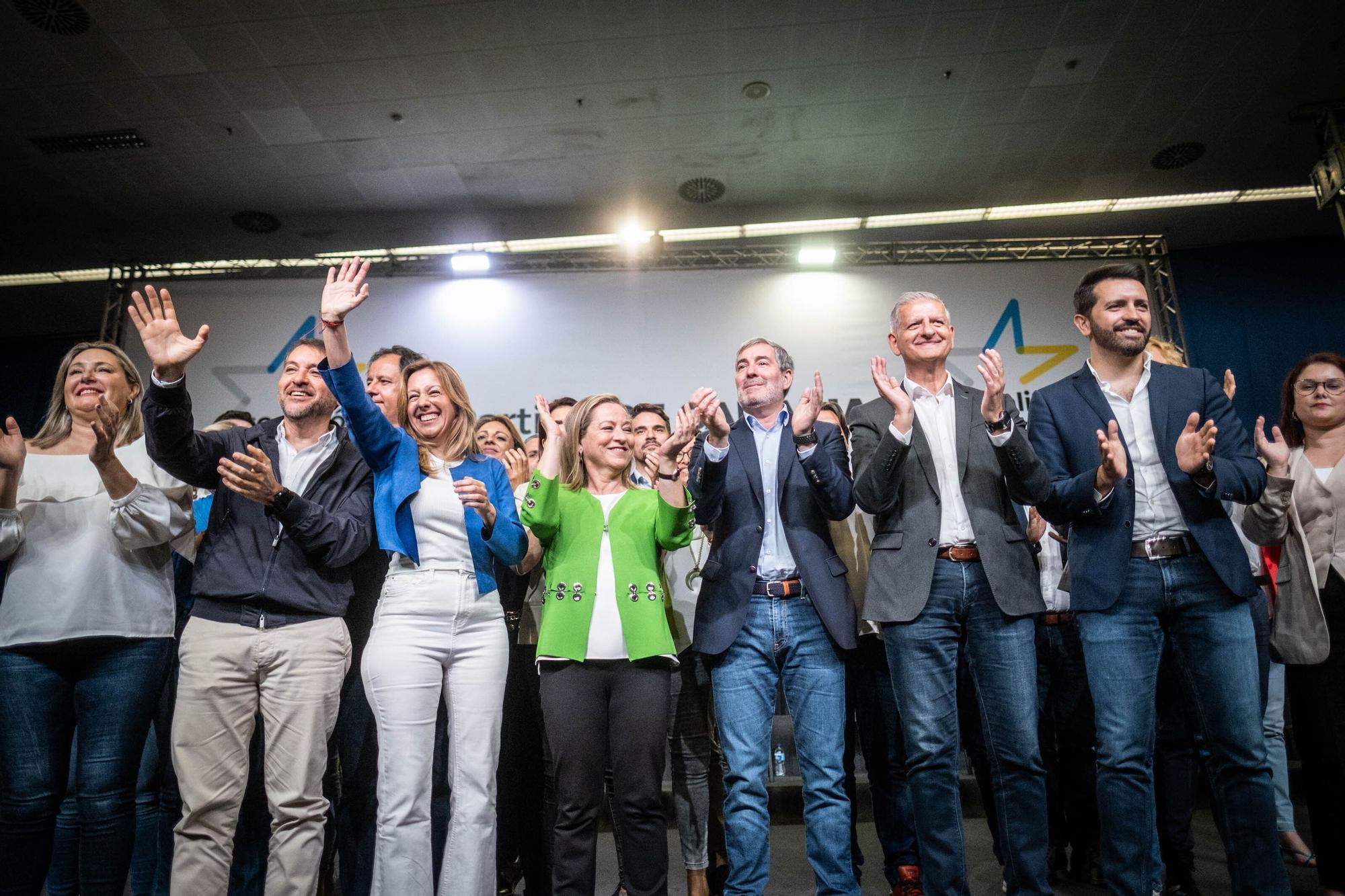 Candidaturas de Coalición Canaria en Tenerife.