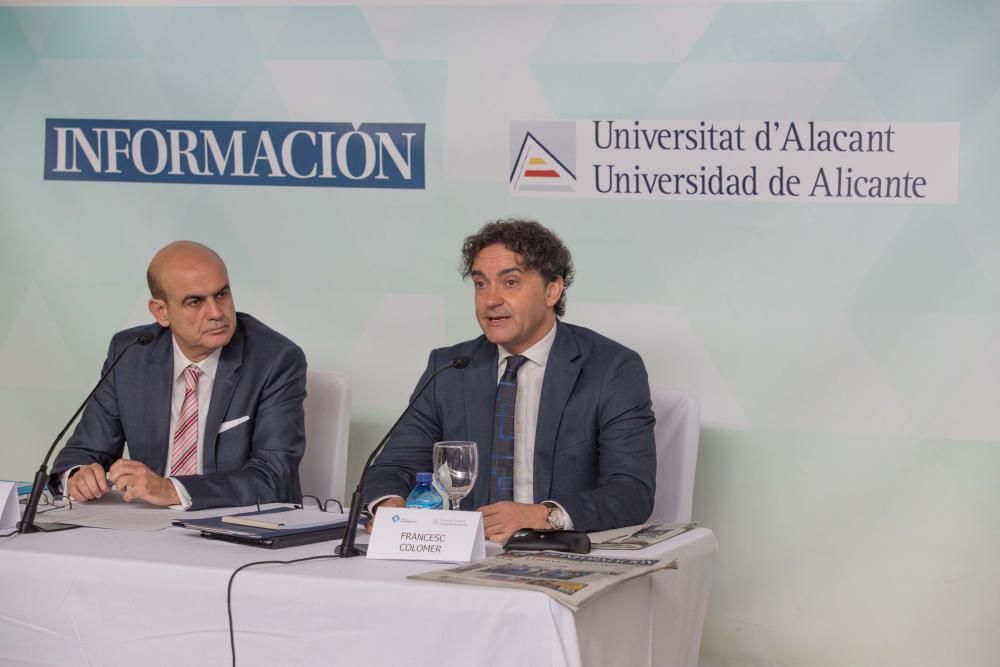 Fernando Ramón y Francesc Colomer durante el foro