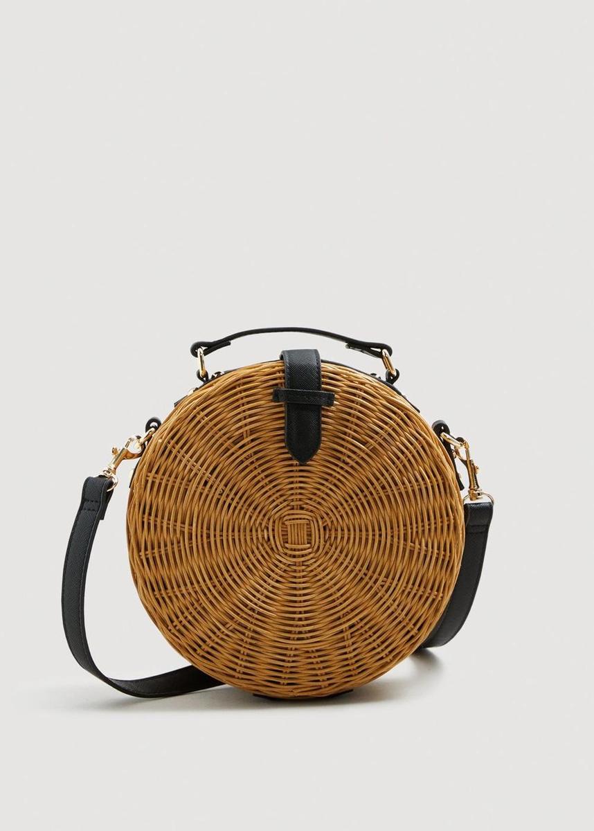 Bolso de bambú, de Mango. Precio: 39.99 euros