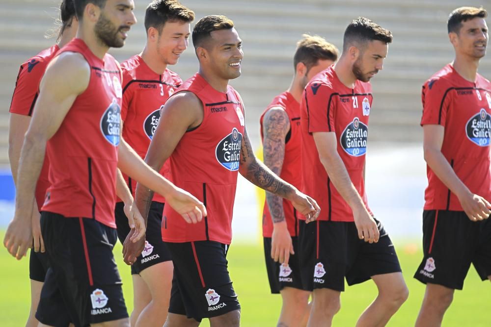 El Dépor prepara en Benidorm el partido del Elche