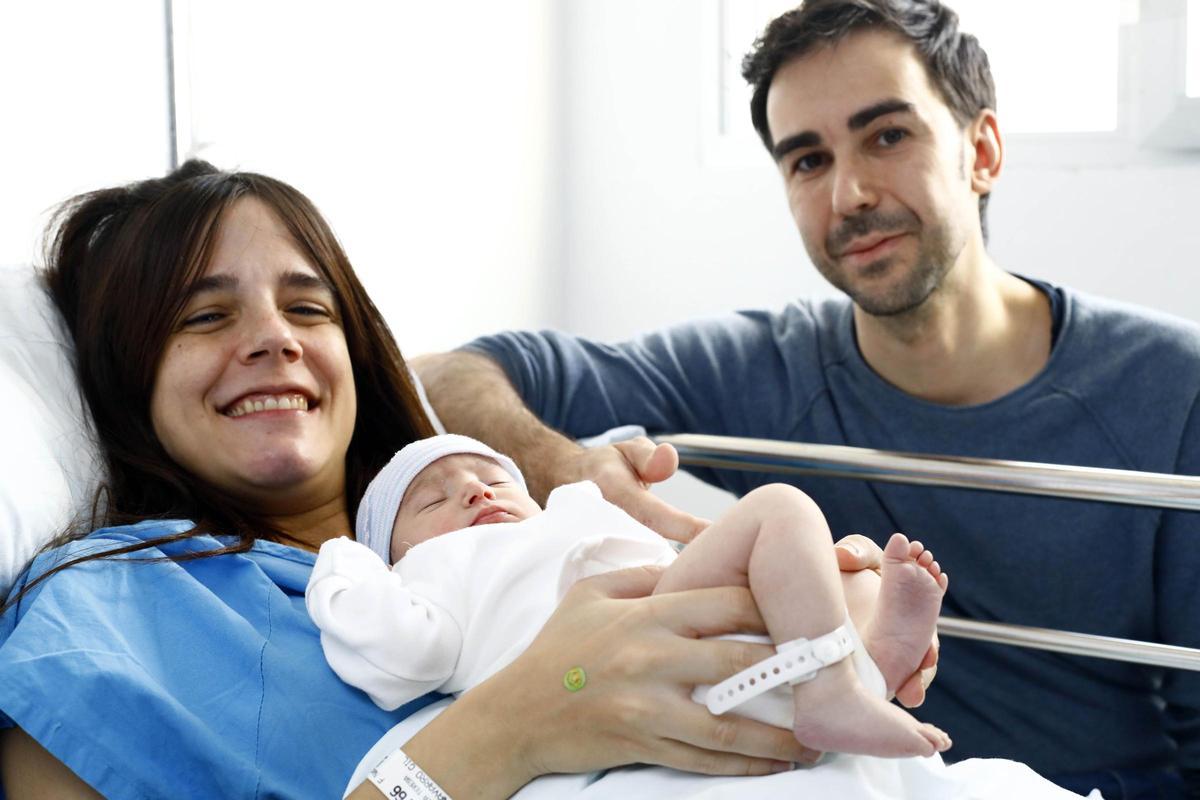 Vera fue la primera aragonesa en nacer en 2024