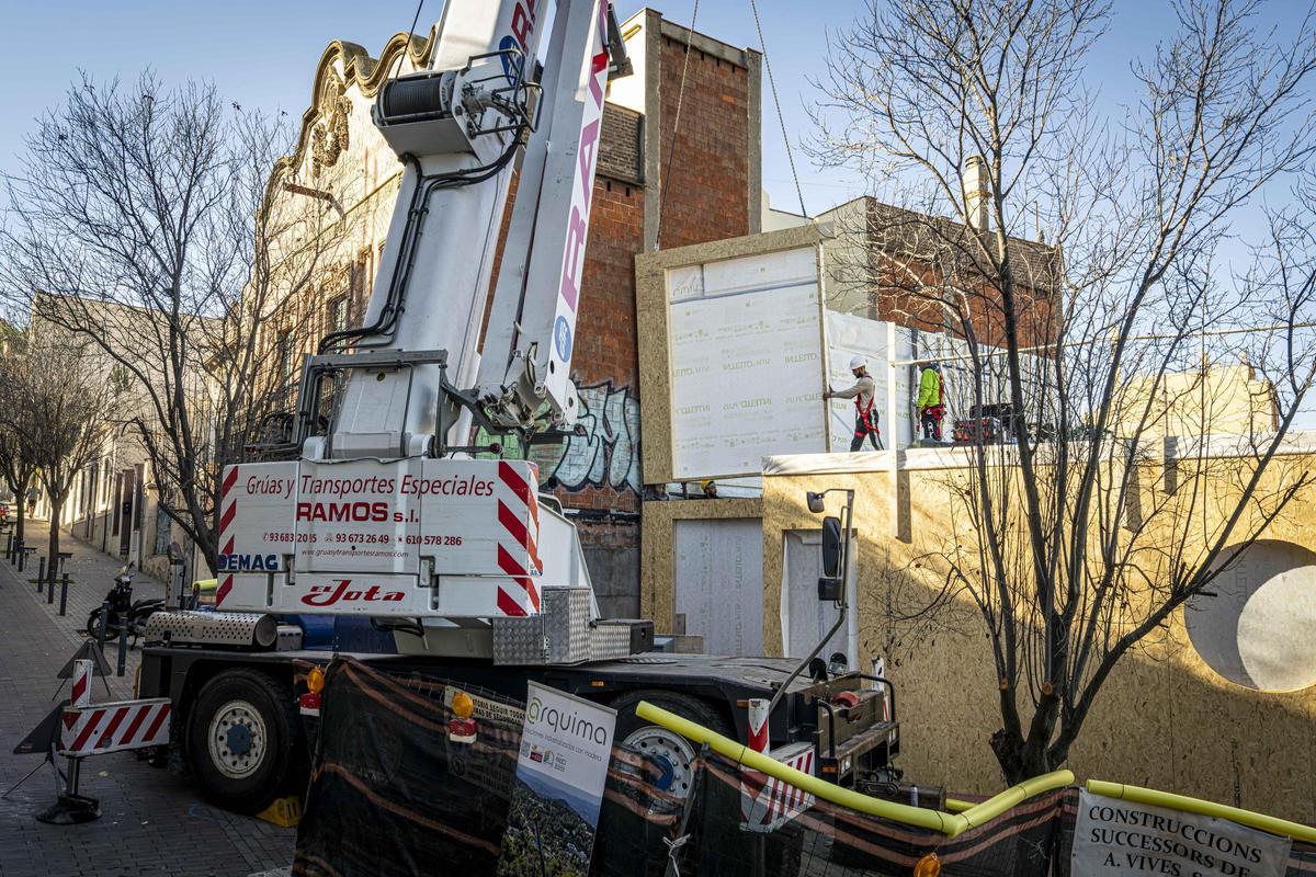 Así se construye una vivienda industrializada de madera