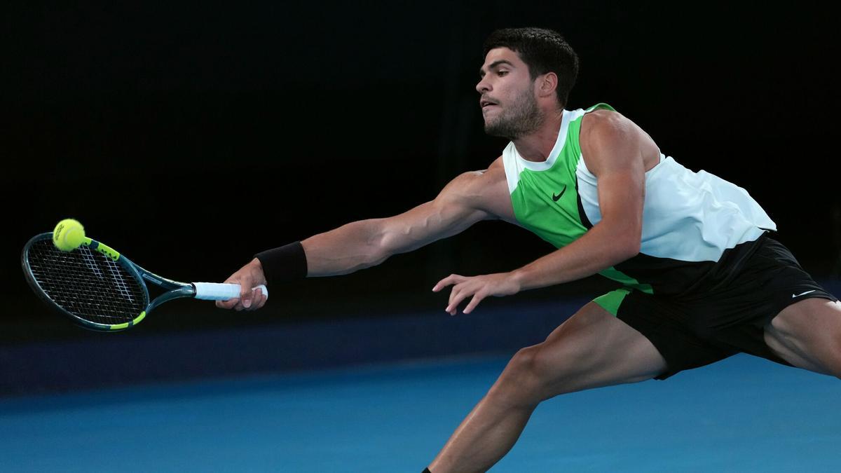 Open de Australia: Carlos Alcaraz - Alex de Miñaur, en imágenes.