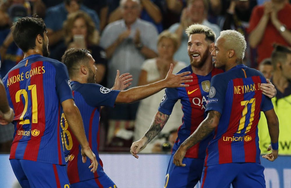 El Barça goleja el Celtic al Camp Nou