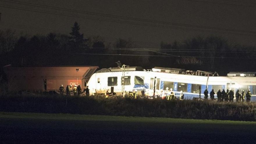 Un choque de trenes en Alemania causa 50 heridos