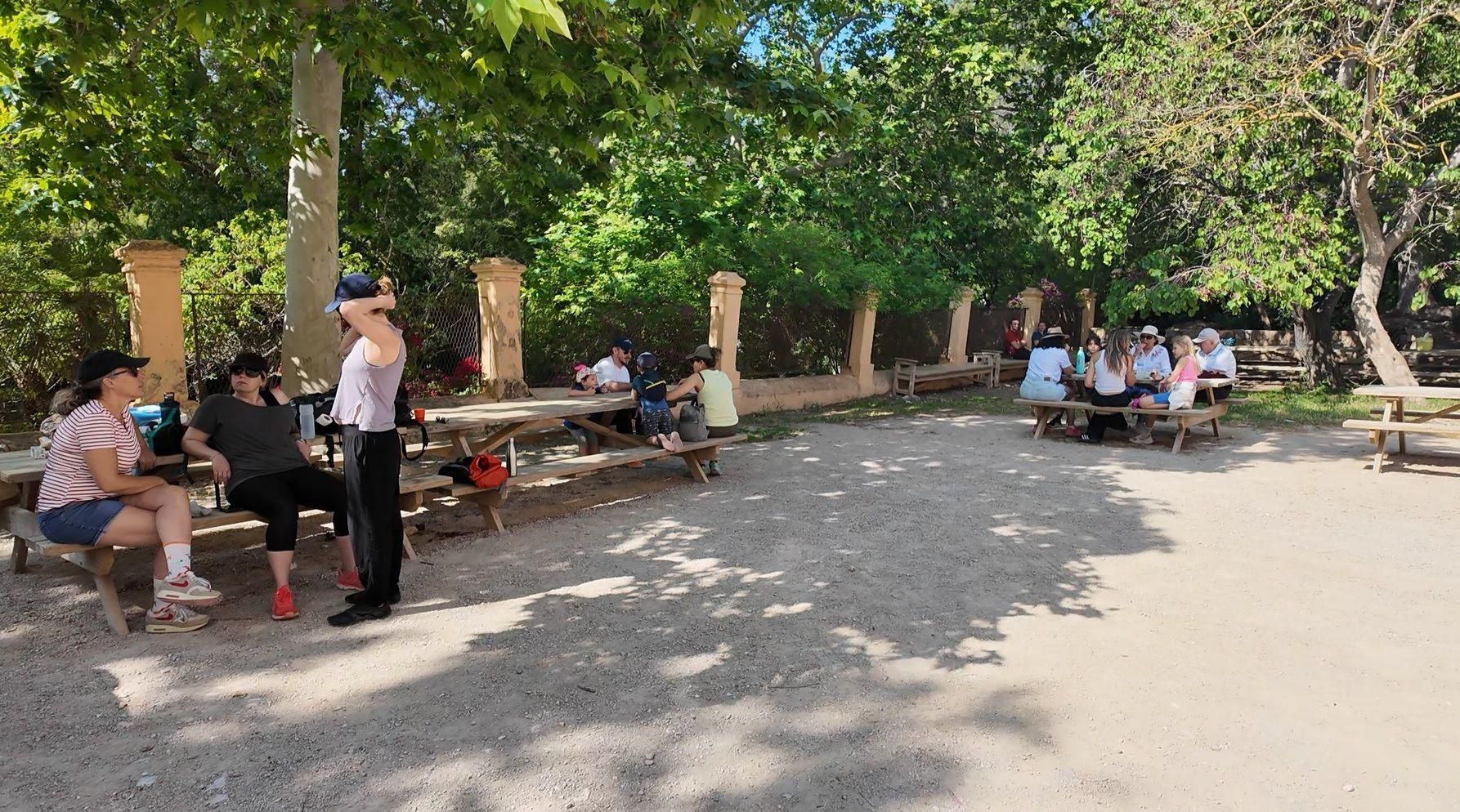 Las imágenes del Pancaritat en familia en la finca de Galatzó