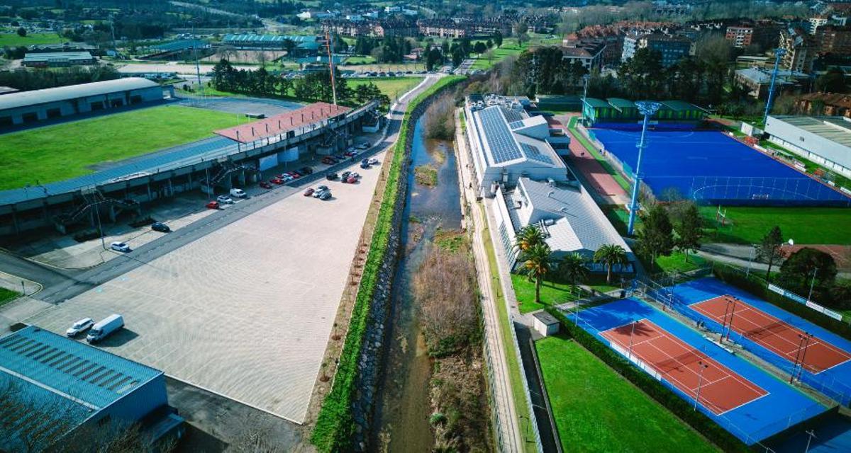 Vista aérea de la zona
