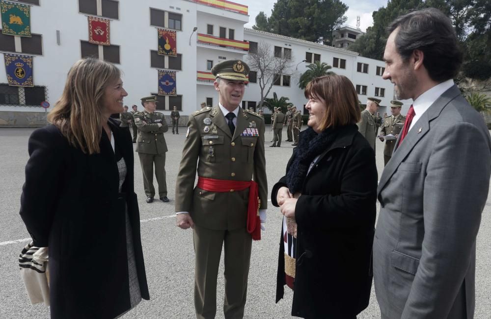 El general Aznar se despide de Balears