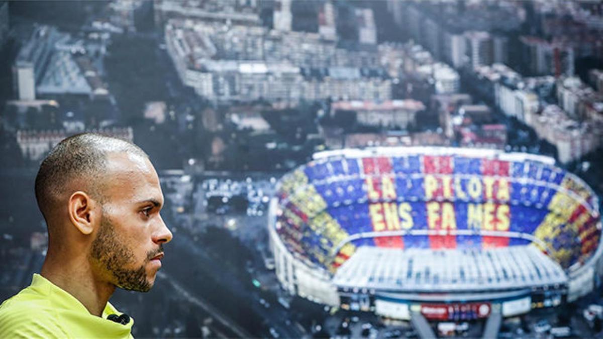 Braithwaite: Siento que en el Barça he encontrado mi sitio