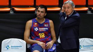 Pesic y Oriola no podían ocultar su decepción tras perder la final