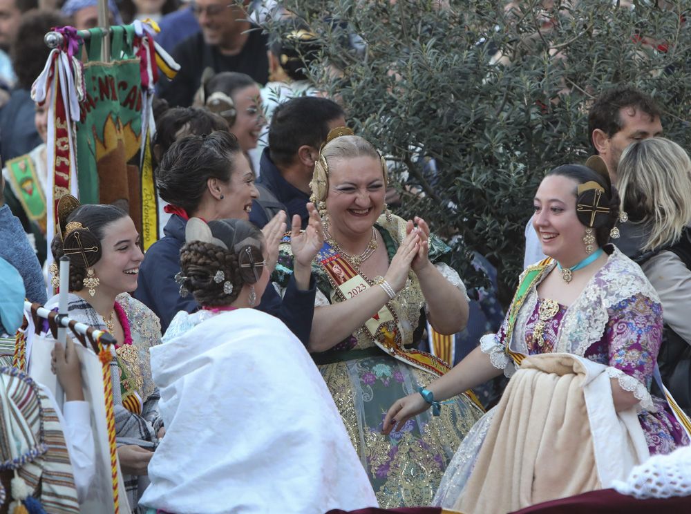 Emoción y nervios en la entrega de premios a las fallas de Sagunt