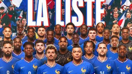 Lista de 25 futbolistas de Francia para la Eurocopa