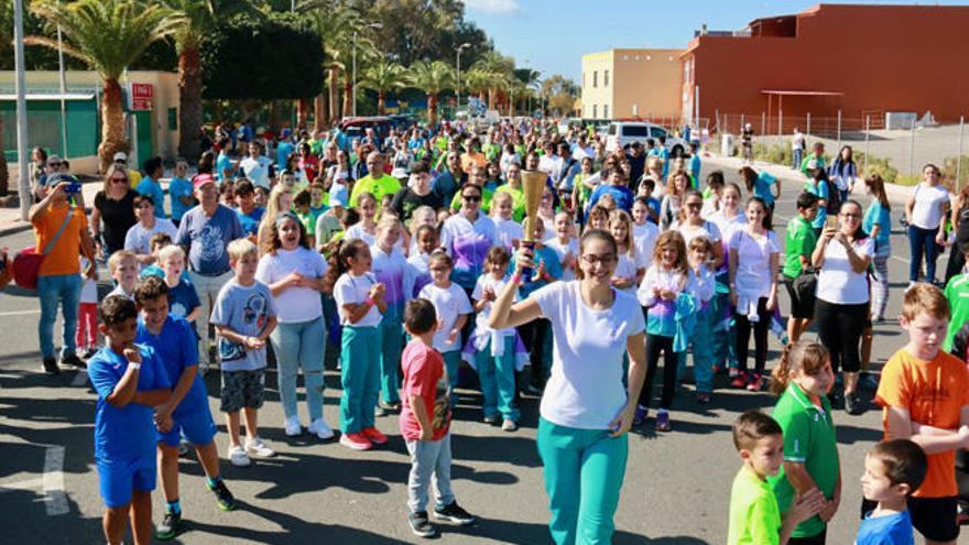 Más de mil participantes asisten a las Olimpiadas por la Paz en Arguineguín