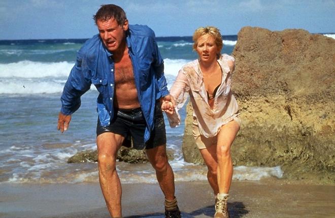 Anne Heche y Harrison Ford en 'Seis días y siete noches'