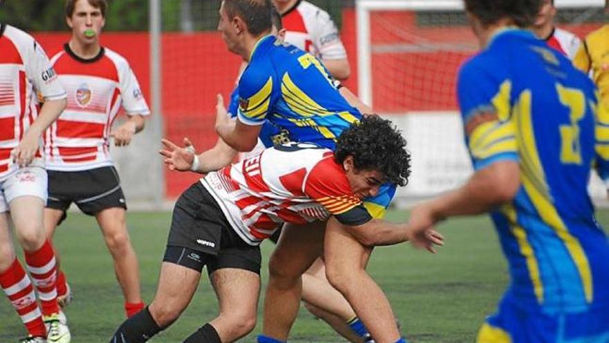 Una imatge del partit de la categoria sub-18 contra el VPC Andorra