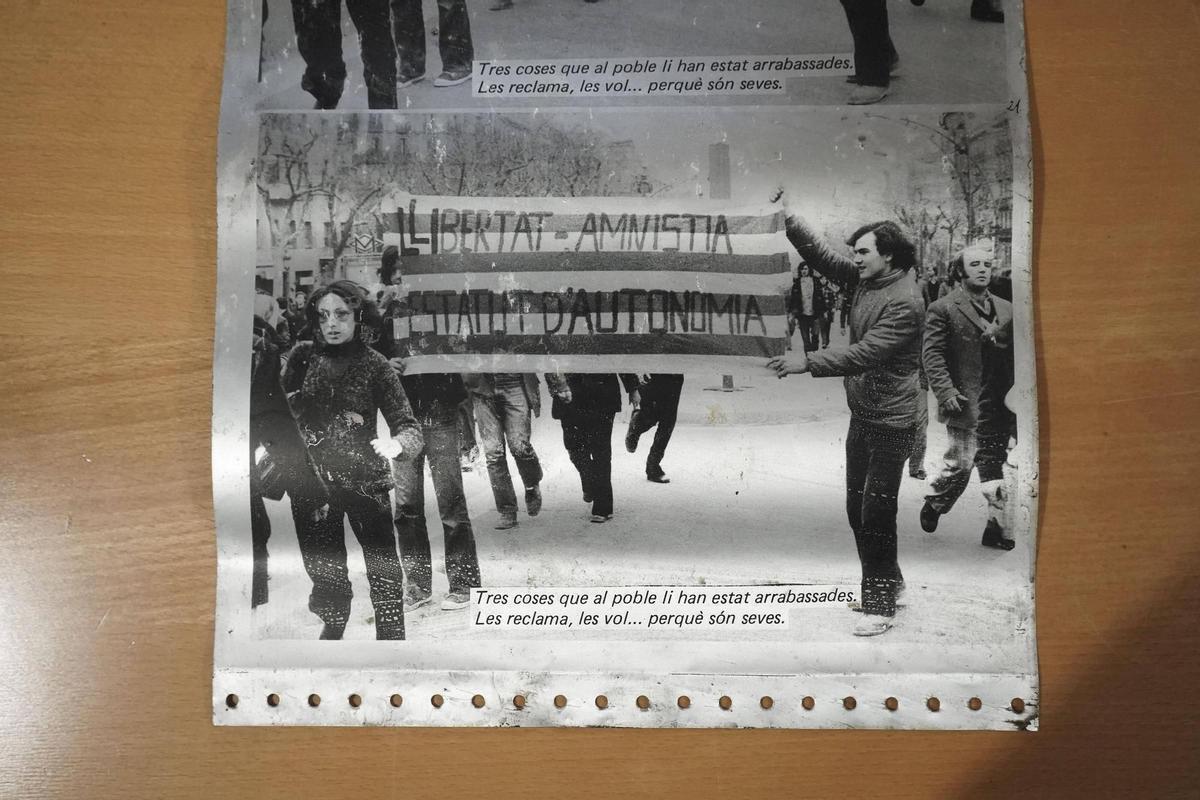 Fotografías y documentos clandestinos de los inicios de la transición