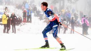 Gabriel Gledhil durante la Copa del Mundo en Oslo.