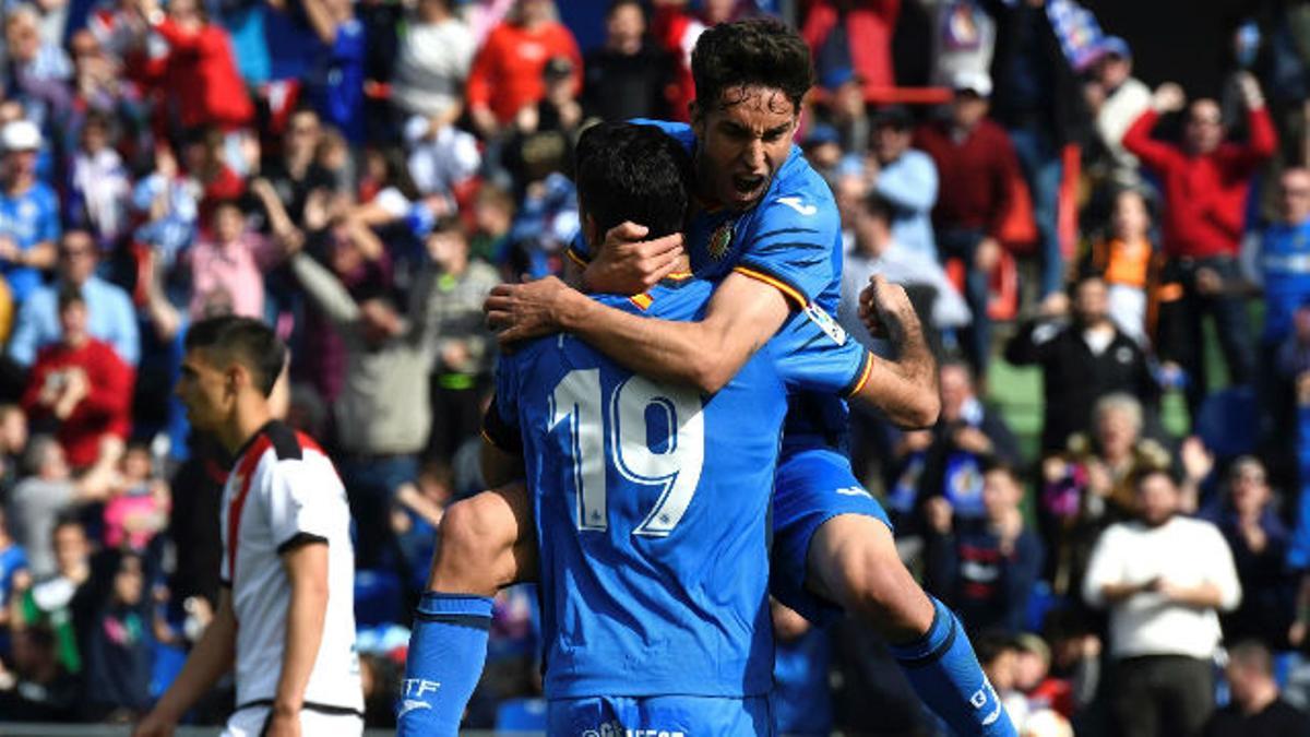 El Getafe vence al Rayo y sueña con la Champions