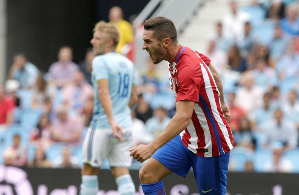 Las mejores fotografías del encuentro en Balaídos entre el Celta y el Atlético de Madrid