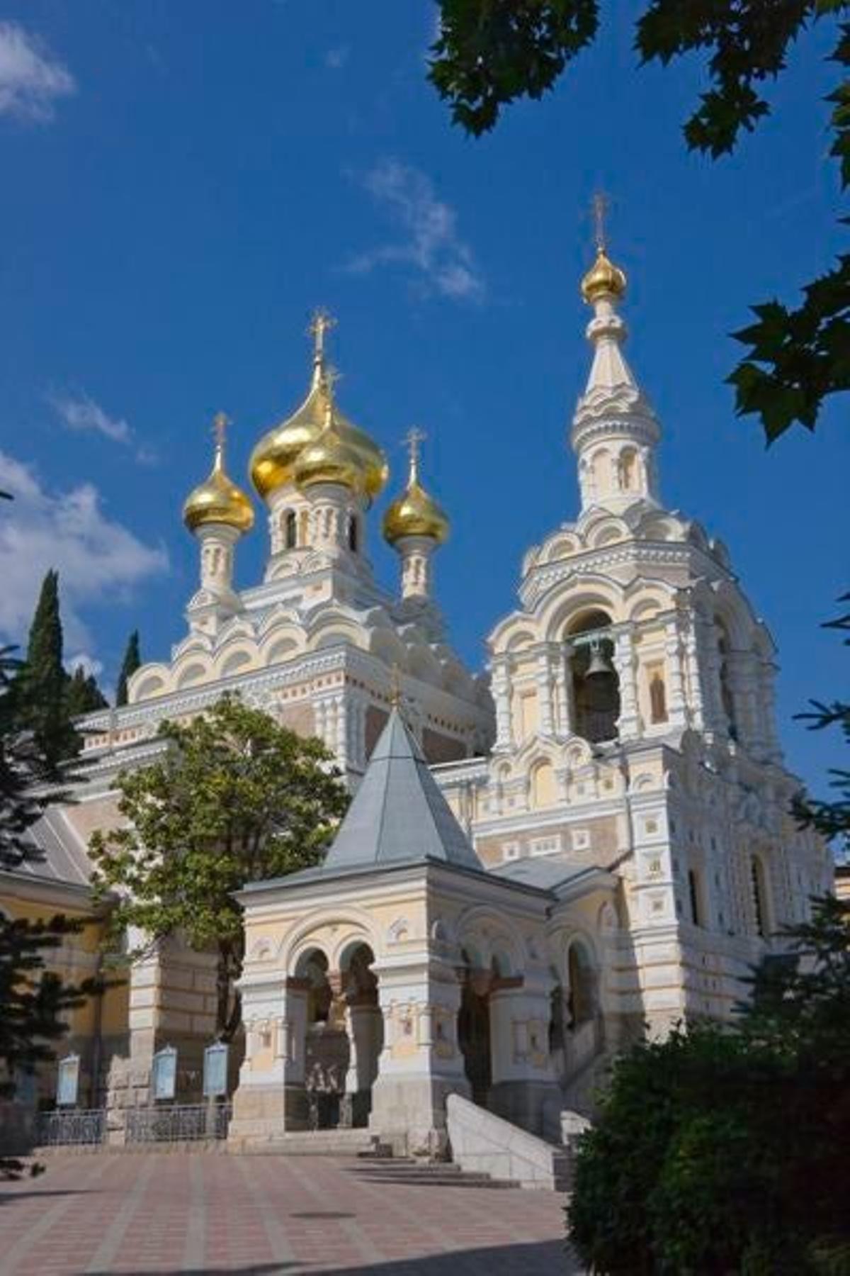 La Catedral de Alexander Nevsky en Yalta