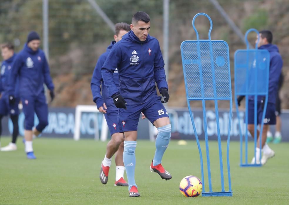 Entrenamiento del Celta