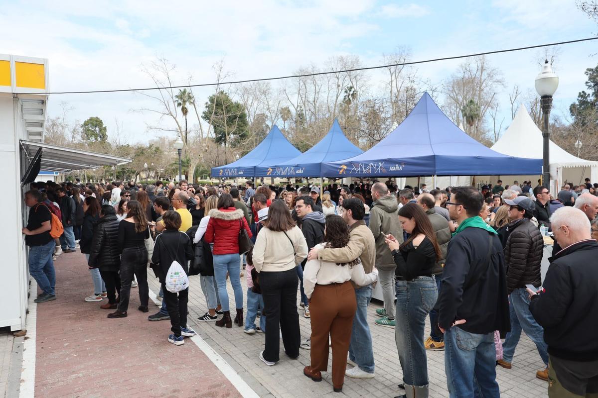De fiesta en el recinto.