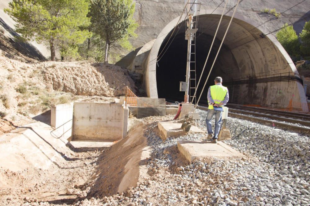 Abren el tramo afectado por las lluvias en la Font de la Figuera