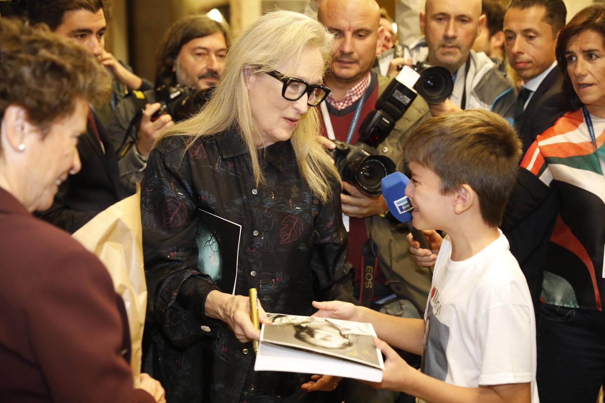 EN IMÁGENES: Así fue el acto de Meryl Streep en la Laboral