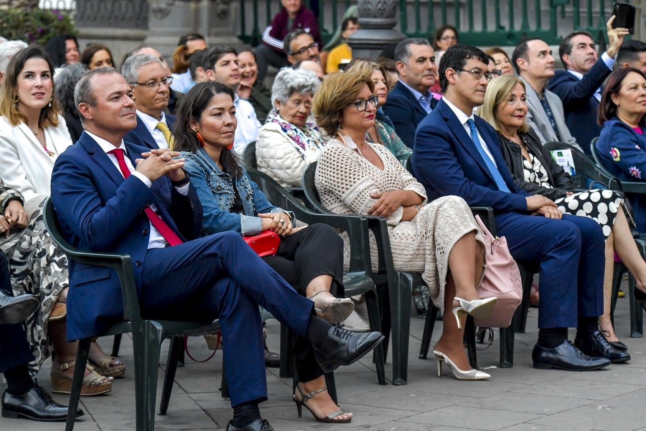 José Brito en el pregón de las Fiestas Fundacionales 2022 de Las Palmas de Gran Canaria