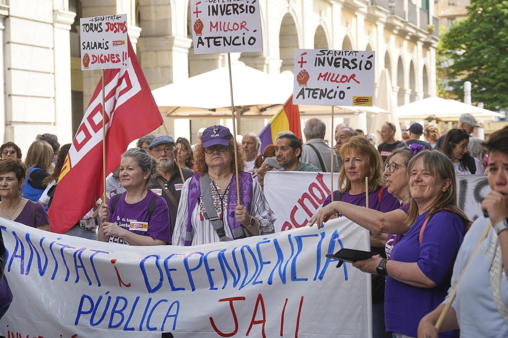 El sindicalisme gironí reclama reduir la jornada i fenar els accidents laborals
